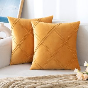 Dutch velvet Double Plated Cushion Cover