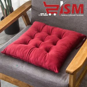 1 Piece - Original Velvet Square Shape Chair / Sofa Cushion with Filling