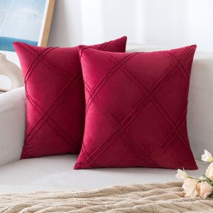 Dutch velvet Double Plated Cushion Cover