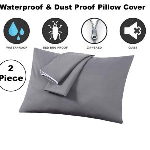 Waterproof & Dust Proof Pillow Covers - 2 Piece