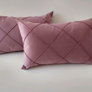 Dutch velvet Plated Pillow Cover Size 18x28 Inch