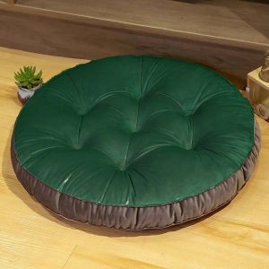 1 Piece - Round Shape Floor Cushion - Ball Fiber Filled Round Floor Cushions- Best Quality