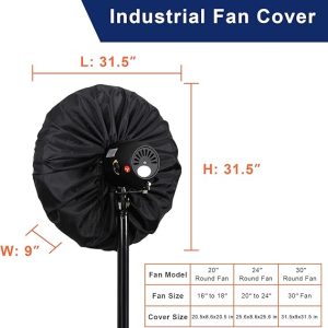 Waterproof & Dustproof Pedestal Fan Cover-Parachute