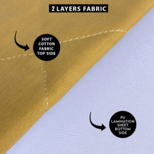 Pair Of Cotton Quilted Waterproof Pillow Covers