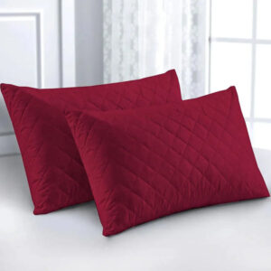 Pair Of Cotton Quilted Waterproof Pillow Covers