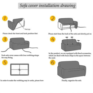 Turkish Style Mesh Sofa Cover – Zink Color