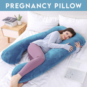 Pregnancy Support Pillow / U- Shape Maternity Pillow / Sleeping Support Pillow In Zink Color
