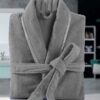Fluffy Bathrobe - Grey