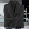 Fluffy Bathrobe - Black