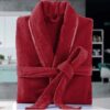 Fluffy Bathrobe - Maroon