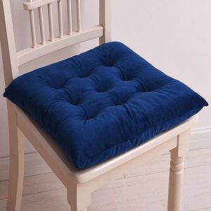 Cotton Square Chair Cushion – Soft Sofa Seat Pad for Home & Office – 1 Piece